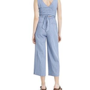 JCrew | Dark Matter Chambray Jumpsuit